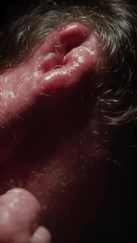 POV: A nerve ending firing in response to a pinprick. It sends a red lightning bolt up th…