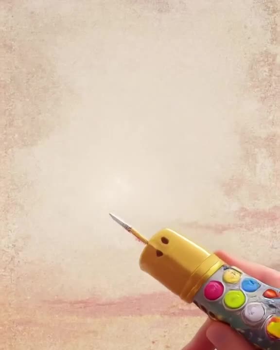 A bunny holding a laser pointer accidentally aims at the stage fog machine, causing it to…