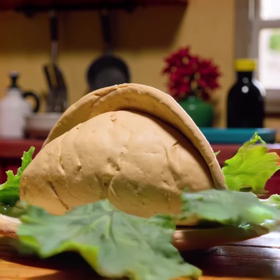 A claymation taco tries to dance on a plate but spills all its lettuce with a 'rustle' so…